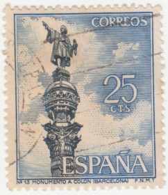 Іспанія Испания ^/--/^ Испания  1965 г. № 1541 гашеная ^_^^^ Іспанія 1965 р. No 1541 гашена - фото фото фото