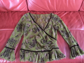 Блузки, сорочки Блузки, рубашки ^/--/^ Красивая блузка BGN, Франция, как новая, р.S ^_^^^ Красива блузка BGN, Франція, як нова, р.S - фото фото фото
