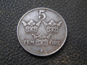 Швеція Швеция ^/--/^ 5 эре Швеция 1946 г железо ^_^^^ 5 ери Швеція 1946 р залізо - фото фото фото