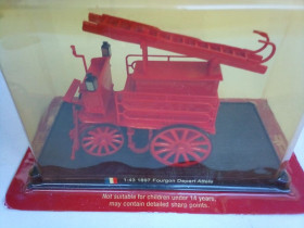 : Закордонні : Зарубежные ^/--/^ 1897 FOURGON DEPART ATTELE - DEL PRADO 1:43 fire car - фото фото фото