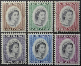 Інше Другое ^/--/^ Британские Колонии Гренада Королева Елизавета II 1953-1959 ^_^^^ Британські Колонії Гренада Королева Єлизавета II 1953-1959 - фото фото фото