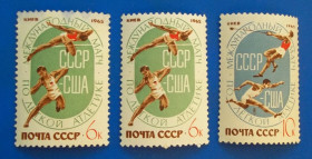 Спорт Спорт ^/--/^ СССР 1965 г - Международный матч СССР - США по легкой атлетике в Киеве ^_^^^ СРСР 1965 р - Міжнародний матч СРСР - США з легкої атлетики в Києві - фото фото фото