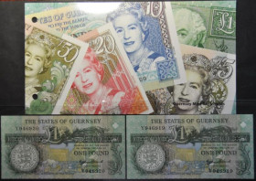 Інше Другое ^/--/^ Гернси Guernsey  1  фунт  1 фунт в сувенирной обложке prefix Y UNC 1991 ^_^^^ Гернсі Guernsey 1 фунт 1 фунт в сувенірній обкладинці prefix Y UNC 1991 - фото фото фото