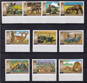 Фауна Фауна ^/--/^ Руанда  1972 г  MNH - б/з серия - ^_^^^ Руанда 1972 MNH - б/з серія - - фото фото фото