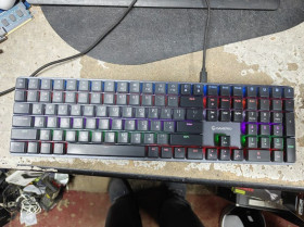Клавіатури Клавиатуры ^/--/^ Игровая клавиатура с подсветкой RGB GamePro MK /--/ 145 /--/ R USB № 26030423 ^_^^^ Ігрова клавіатура з підсвіткою RGB GamePro MK /--/ 145 /--/ R USB No 26030423 - фото фото фото