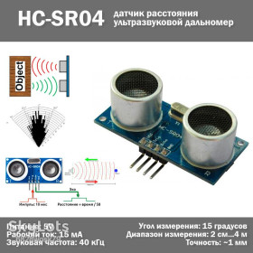 Розетки, вимикачі Розетки, выключатели ^/--/^ Дальномер HC-SR /--/ 04 датчик расстояния ультразвуковой Distance Measuring Transducer Sensor ^_^^^ Дальномір HC-SR /--/ 04 датчик відстані ультразвукової Distance Measuring Transducer Sensor - фото фото фото