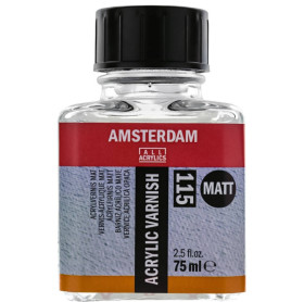 Інше Другое ^/--/^ Матовий захисний лак для акрилових фарб Amsterdam  (арт. 115) від Нідерландського виробника Royal Talens 75 мл - фото фото фото