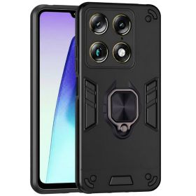 Чохли, бампера Чехлы, бампера ^/--/^ Чохол Fiji Defence для Motorola Signature протиударний бампер з кільцем підставкою Black - фото фото фото
