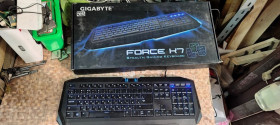 Клавіатури Клавиатуры ^/--/^ Игровая клавиатура с подсветкой Gigabyte Force K /--/ 7 USB № 23191016 ^_^^^ Ігрова клавіатура з підсвіткою Gigabyte Force K /--/ 7 USB No 23191016 - фото фото фото
