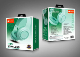 Навушники Наушники ^/--/^ Наушники Bluetooth DEEPBASS R /--/ 13 Зеленые ^_^^^ Bluetooth DEEPBASS R /--/ 13 Зелені - фото фото фото