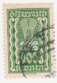 Австрія Австрия ^/--/^ Австрия 1922  г. № 417 гашеная ^_^^^ Австрія 1922 р. No 417 гашена - фото фото фото