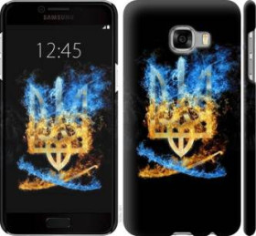 Чохли, бампера Чехлы, бампера ^/--/^ Чехол на Samsung Galaxy C /--/ 5 C /--/ 5000 Герб 1635 /--/ m-301 - фото фото фото