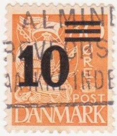 Скандинавія Скандинавия ^/--/^ Дания 1934 г..№ 223 гашеная ^_^^^ Данія 1934 р. No 223 гашена - фото фото фото