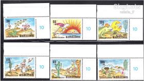 Фауна Фауна ^/--/^ NM Фауна Нидерландские Антиллы 1990 г  MNH - мультфильмы ^_^^^ NM Фауна Нідерландські Антілли 1990 MNH - мультфільми - фото фото фото