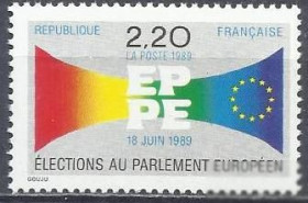 Інші країни Другие страны ^/--/^ Франция 1989 Европа парламент 1 /--/ м. ^_^^^ Франція 1989 Європа парламент 1 /--/ м. - фото фото фото