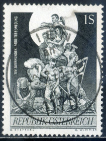 Австрія Австрия ^/--/^ Австрия. 100-летие рабочего движения  (серия) 1964 г. ^_^^^ Австрія. 100-річчя робочого руху (1964) - фото фото фото