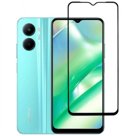 Чохли, бампера Чехлы, бампера ^/--/^ Захисне скло Fiji Premium для Realme C /--/ 33 повне проклеювання Anti-Static чорний ^_^^^ Защитное стекло Fiji Premium для Realme C /--/ 33 полное проклеивание Anti-Static черный - фото фото фото