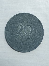 - року - года ^/--/^ Польша 20 грош 1923 ^_^^^ Польша 20 Денег 1923 - фото фото фото