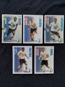 Вкладиші від жуйок Вкладыши от жвачек ^/--/^ Футбольный клуб TOTTENHAM HOTSPUR  (2006- 2007) Shoot Out   (TRADING CARD GAME) 5 карточек 9×6.5 см ^_^^^ Футбольний клуб TOTTENHAM HOTSPUR (2006-2007) Shoot Out (TRADING CARD GAME) 5 карток 9×6.5 см - фото фото фото