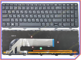 Клавіатури Клавиатуры ^/--/^ Клавиатура для HP ProBook 455 G /--/ 2, 470 G /--/ 0, 470 G /--/ 1, 470 G /--/ 2 (RU Black с рамкой и подсветкой) ^_^^^ Клавіатура для HP ProBook 455 G /--/ 2, 470 G /--/ 0, 470 G /--/ 1, 470 G /--/ 2 (RU Black з рамкою і підсвічуванням) - фото фото фото