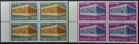 Інше Другое ^/--/^ Югославия Европа СЕПТ 1969 серия в квартах ^_^^^ Югославія Європа СЄПТ 1969 серія в квартах - фото фото фото