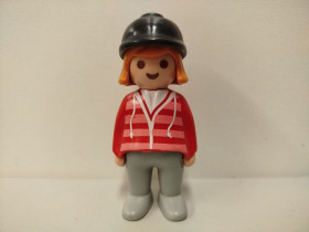 Фігурки, солдатики Фигурки, солдатики ^/--/^ Playmobil фігурка 1990 Geobra Дитина в червоній кофті та шоломі 8 см. ^_^^^ Playmobil фигурка 1990 Geobra Ребенок в красной кофте и шлеме 8 см. - фото фото фото