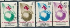 Інше Другое ^/--/^ Бурунди Медицина Красный Крест 1963 ^_^^^ Бурунді Медицина Червоний Хрест 1963 - фото фото фото