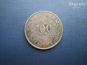 Франки КФА Франки КФА ^/--/^ Монета 100 франков КФА Западная Африка 1967 фауна рыба ^_^^^ Монета 100 франків КФА Західна Африка 1967 фауна риба - фото фото фото