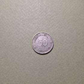 Інше Другое ^/--/^ Монета Німеччина 50 пфенігів 1950 J Very Fine  (VF) ^_^^^ Монета Германия 50 пфеннигов 1950 J Very Fine (VF) - фото фото фото