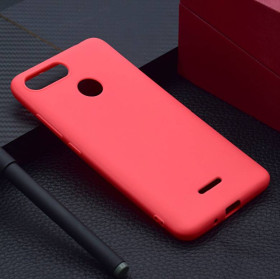 Чохли, бампера Чехлы, бампера ^/--/^ Чохол Xiaomi Redmi 6 силікон soft touch бампер червоний ^_^^^ Чехол Xiaomi Redmi 6 силикон soft touch бампер красный - фото фото фото