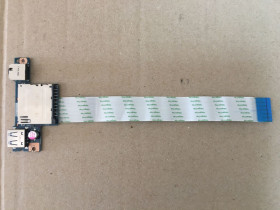 Інші комплектуючі Другие комплектующие ^/--/^ Плата разъемов USB, звука Lenovo G /--/ 50-30 ^_^^^ Плата роз'ємів USB, звуку Lenovo G /--/ 50-30 - фото фото фото