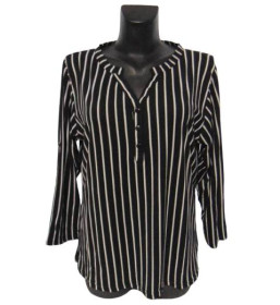 Кофти Кофты ^/--/^ Блуза женская Rbossi 5722 L черная ^_^^^ Блуза жіноча Rbossi 5722 L чорна - фото фото фото