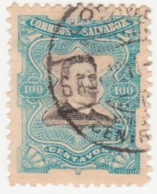 Північна Америка Северная Америка ^/--/^ Сальвадор  1910 г. № 362 гашеная ^_^^^ Сальвадор 1910 р. No 362 гашена - фото фото фото