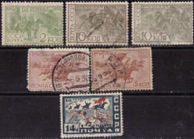СРСР - СССР - ^/--/^ СССР.  10-летие Первой конной армии  (серия) 1930 г. ^_^^^ СРСР. 10-річчя Першої кінної армії 1930 р. - фото фото фото