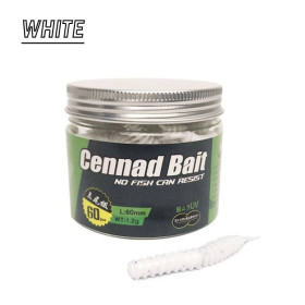 Воблери, принади Воблеры, приманки ^/--/^ Упаковка силіконових приманок Cennad Bait White 60 /--/ mm/1.2 /--/ g   (60 /--/ шт.) ^_^^^ Упаковка силиконовых приманок Cennad Bait White 60 /--/ mm/1.2 /--/ g (60 /--/ шт.) - фото фото фото