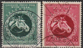 Третій Рейх (-) Третий Рейх (-) ^/--/^ 1944 - Рейх - Турнір у Відні Mi.900-901 _2.80 € _гаш ^_^^^ 1944 - Рейх - Турнир в Вене Mi.900-901 _2.80 € _гаш - фото фото фото