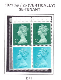 Інші країни Другие страны ^/--/^ Великобритания  стандарт  1971 г  MNH - HM QE-II - лист из буклета ^_^^^ Великобританія стандарт 1971 р MNH - HM QE-II - лист з буклету - фото фото фото