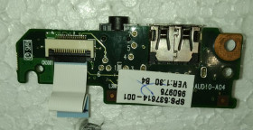 Інші комплектуючі Другие комплектующие ^/--/^ Аудио и звук плата с USB с шлейфом HP MINI 110 ^_^^^ Аудіо і звук плата з USB з шлейфом HP MINI 110 - фото фото фото