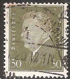 Веймарська республіка Веймарская республика ^/--/^ Германия     (Веймар) 1928 Mi.417 гаш. ^_^^^ Німеччина (Веймар) 1928 Mi.417 гаш. - фото фото фото