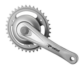 Педалі, шатуни, каретки Педали, шатуны, каретки ^/--/^ Шатун Prowheel PRO-A /--/ 38 Nexus, алюміній, сріблястий (PRO-A /--/ 38-gray) ^_^^^ Шаттун Prowheel PRO-A /--/ 38 Nexus, алюминий, серебристый (PRO-A /--/ 38-gray) - фото фото фото