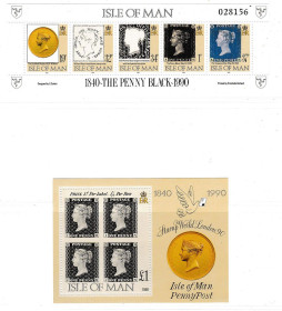 Великобританія Великобритания ^/--/^ GB  Великобритания - о-в Мэн 1990 г MNH  - ^_^^^ GB Велика Британія — о-в Мен 1990 р MNH - фото фото фото