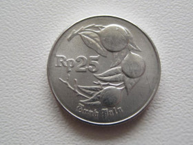 Індонезія Индонезия ^/--/^ Индонезия 25 рупий 1996 года UNC Из ролла 21968 ^_^^^ Індонезія 25 рупій 1996 року UNC з ролу 21968 - фото фото фото