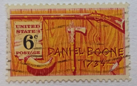 Північна Америка Северная Америка ^/--/^ США 1968 Дэниел Бун, гашеная ^_^^^ 1968 — Деніел Бун, гашена - фото фото фото