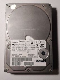 Жорсткі диски Жесткие диски ^/--/^ Жорсткий диск 3.5&amp;quot; Hitachi Deskstar 250 /--/ GB 7200 /--/ RPM SATA     (HDT /--/ 722525 /--/ DLA /--/ 380) — Тест Victoria / Робочий - фото фото фото
