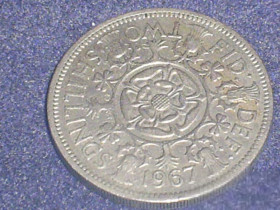 Єлизавета II (до ) Елизавета II (до ) ^/--/^ Англия-1967 г.-2 шиллинга ^_^^^ Англія-1967 р.-2 шилінги - фото фото фото
