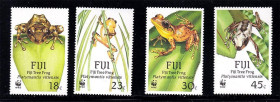 Фауна Фауна ^/--/^ NM Фауна  Фиджи 1988 г MNH -  лягушки ^_^^^ NM Фауна Фіджі 1988 MNH - жаби - фото фото фото