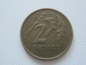 Сучасна (після ) Современная (после ) ^/--/^ Польша 2 гроша 1992 года #14762 ^_^^^ Польща 2 гроша 1992 року #14762 - фото фото фото