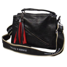 Сумки Сумки ^/--/^ Женская сумка SunwinRoyal P /--/ 15183 черная ^_^^^ Жіноча сумка SunwinRoyal P /--/ 15183 - фото фото фото