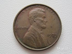 Обігові Обиходные ^/--/^ США 1 цент 1973 года #20508 ^_^^^ США 1 цент 1973 року #20508 - фото фото фото
