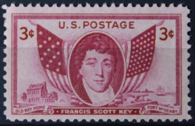 Інше Другое ^/--/^ США Поэт и автор Фрэнсис Скотт Ки 1948 ^_^^^ Поет і автор Френсіс Скотт Кі 1948 - фото фото фото